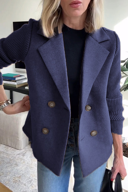 Women’s Tailored Blazer – Long Sleeve Button Front Style - Veronika