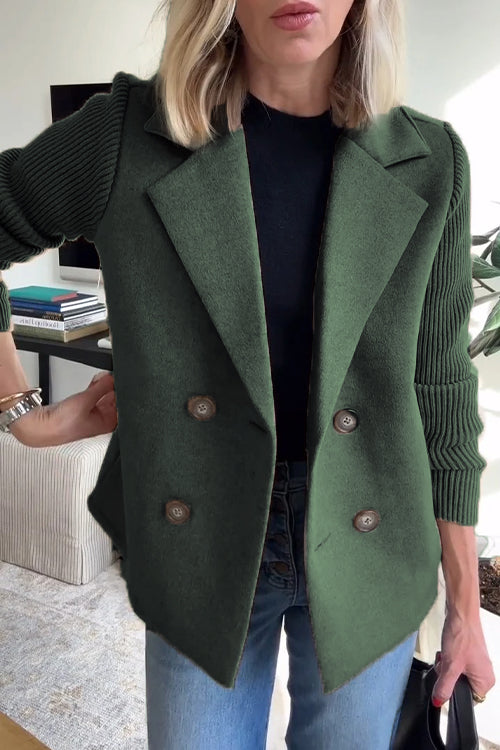 Women’s Tailored Blazer – Long Sleeve Button Front Style - Veronika