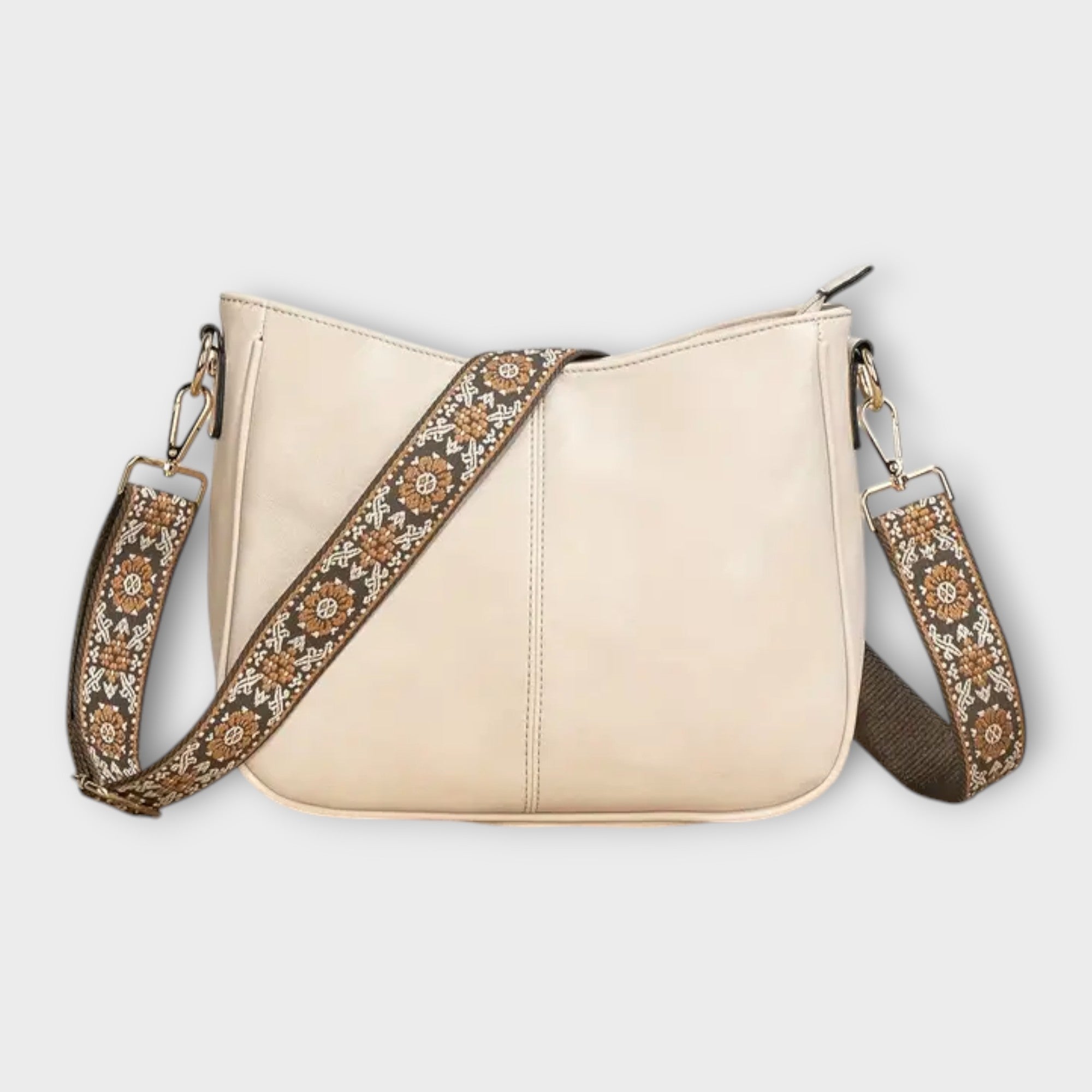 Women’s Vegan Crossbody Bag - Adjustable Strap Compact Design - Olivia