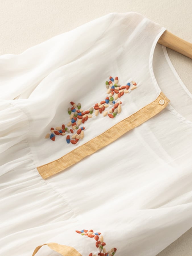 Zara | Embroidered Summer Dress