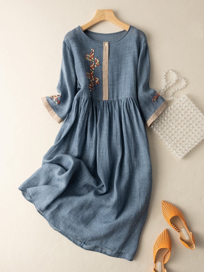 Zara | Embroidered Summer Dress