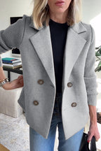 Women’s Tailored Blazer – Long Sleeve Button Front Style - Veronika