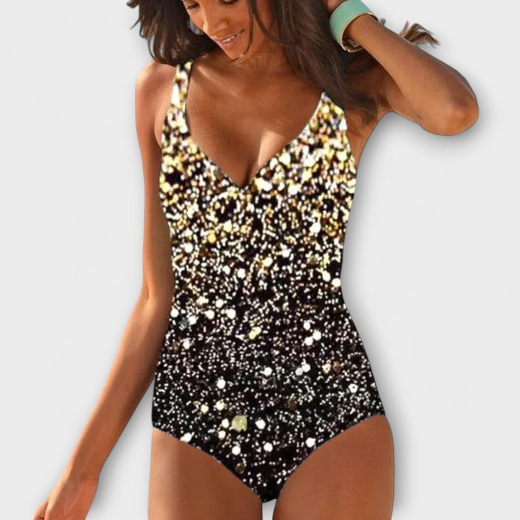 Women’s One Piece Swimsuit – Wrap Front Tummy Control Swimwear – Layla