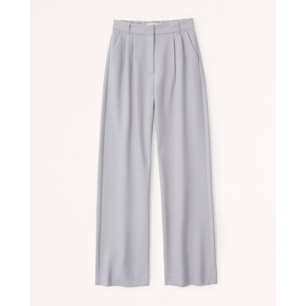 Women’s Pleated Wide Leg Pants - Relaxed Fit Tailored Trousers