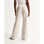 Women’s Pleated Wide Leg Pants - Relaxed Fit Tailored Trousers