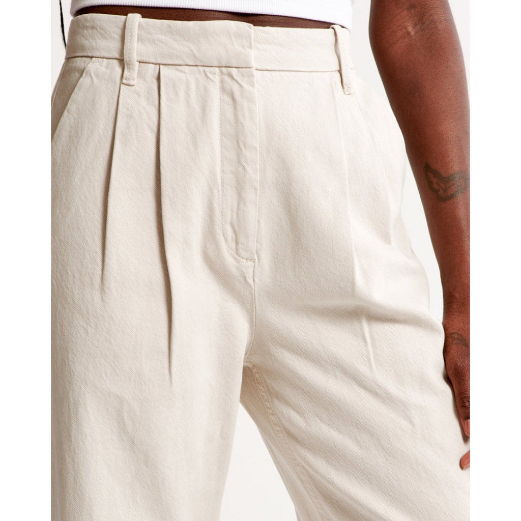 Women’s Pleated Wide Leg Pants - Relaxed Fit Tailored Trousers