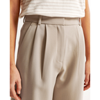 Women’s Pleated Wide Leg Pants - Relaxed Fit Tailored Trousers