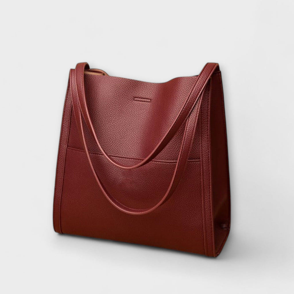 Women’s Handmade Leather Tote Bag - Spacious Everyday Work Bag - Olivia