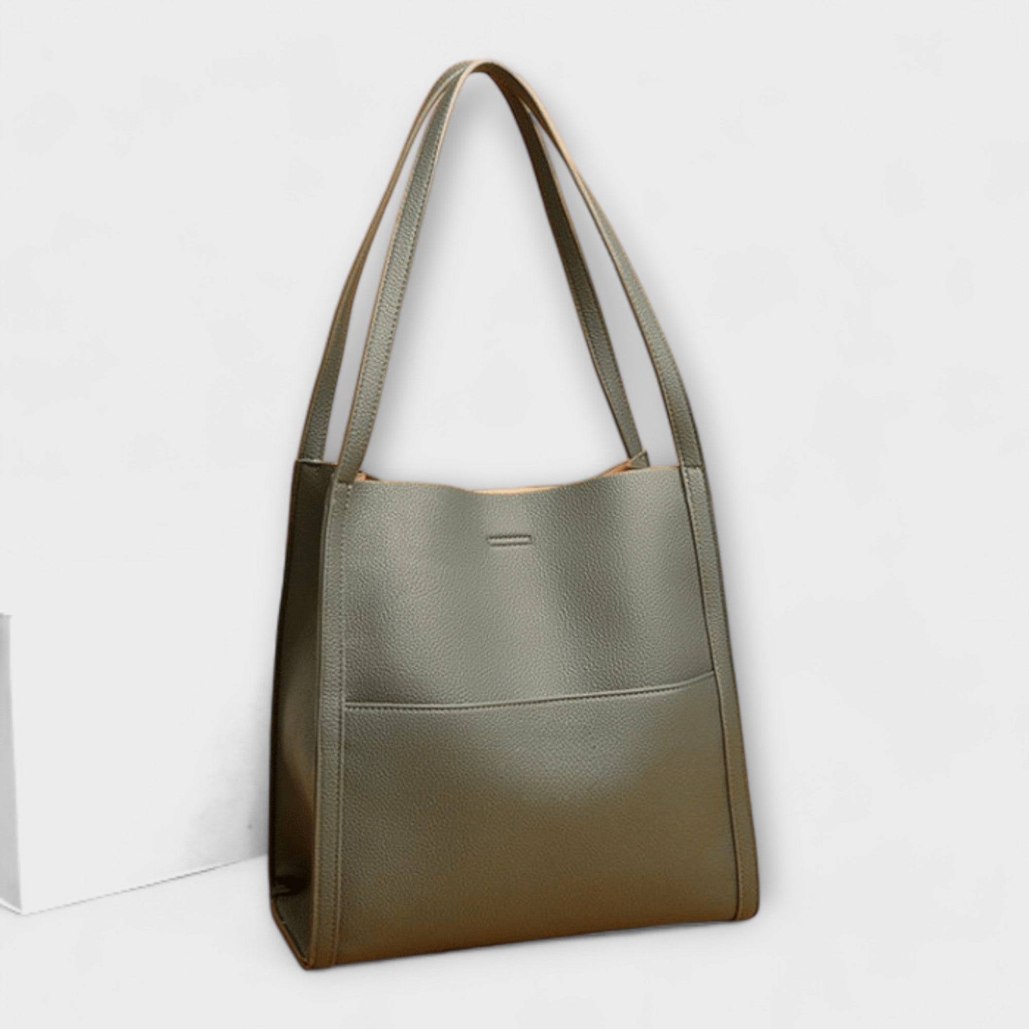 Women’s Handmade Leather Tote Bag - Spacious Everyday Work Bag - Olivia
