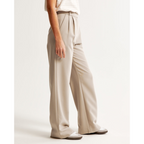 Women’s Pleated Wide Leg Pants - Relaxed Fit Tailored Trousers