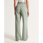Women’s Pleated Wide Leg Pants - Relaxed Fit Tailored Trousers