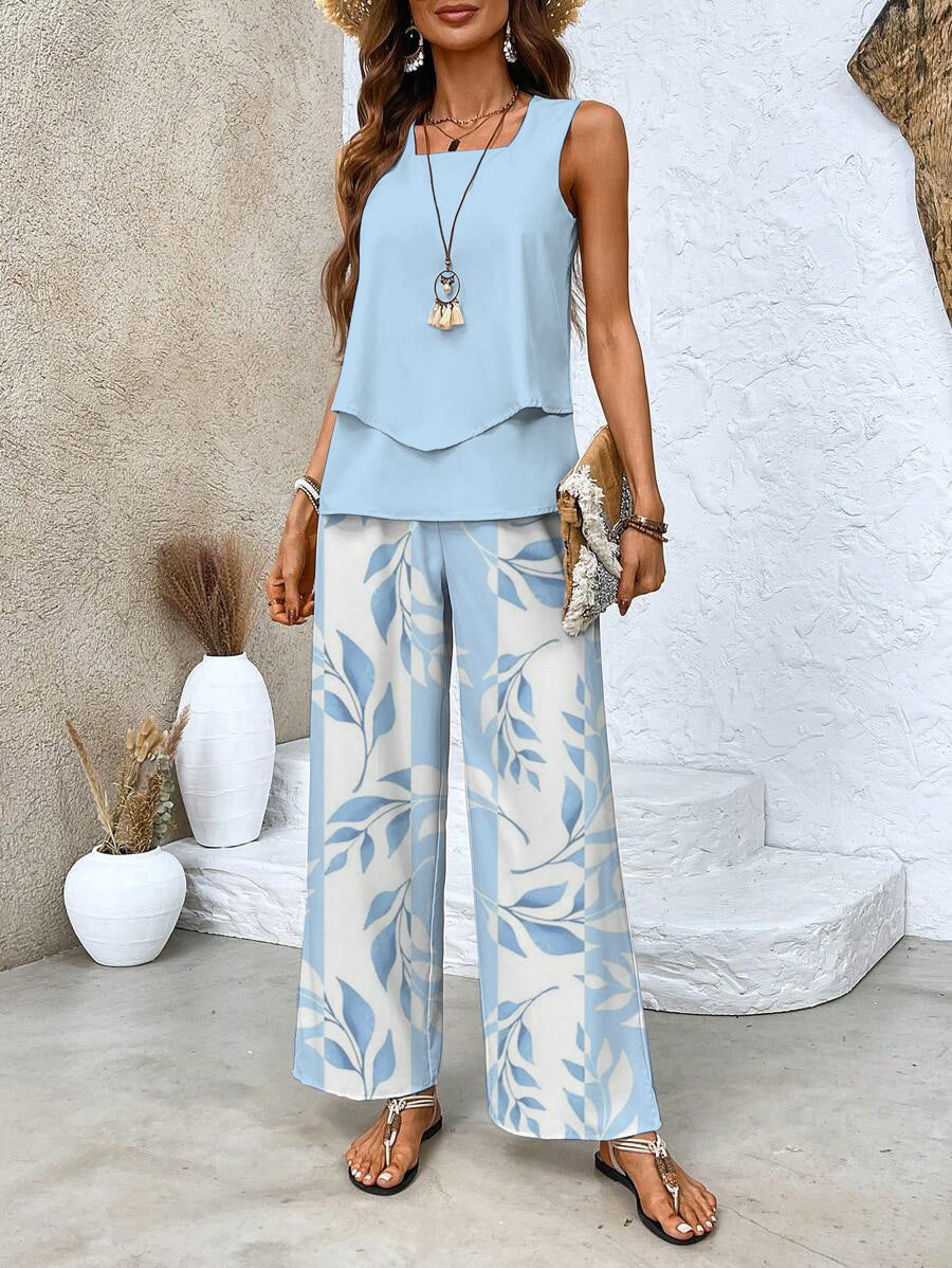 Women’s 2-Piece Set – Lightweight Summer Elegant Set – Ava