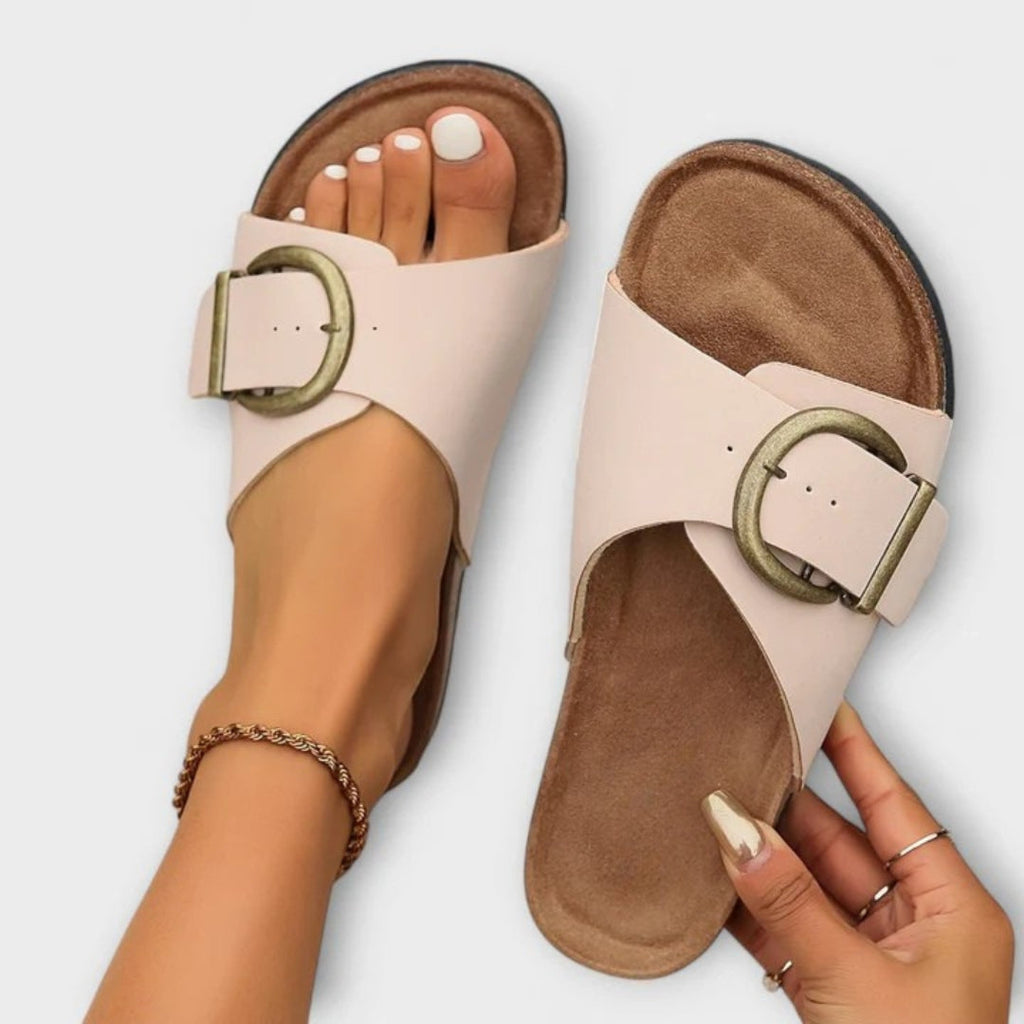 Women’s Orthopedic Sandals - Elegant Support Comfort - Amber