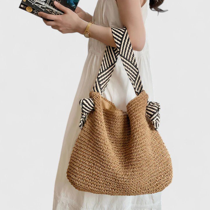 Women’s Boho Shoulder Bag - Handwoven Statement Design - Lyra