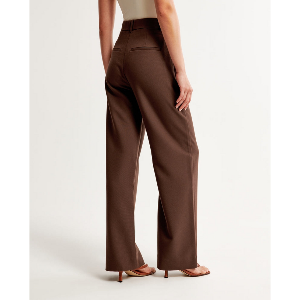 Women’s Pleated Wide Leg Pants - Relaxed Fit Tailored Trousers