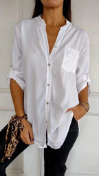 Women’s Sequin Blouse – Statement Party Blouse – Nicole
