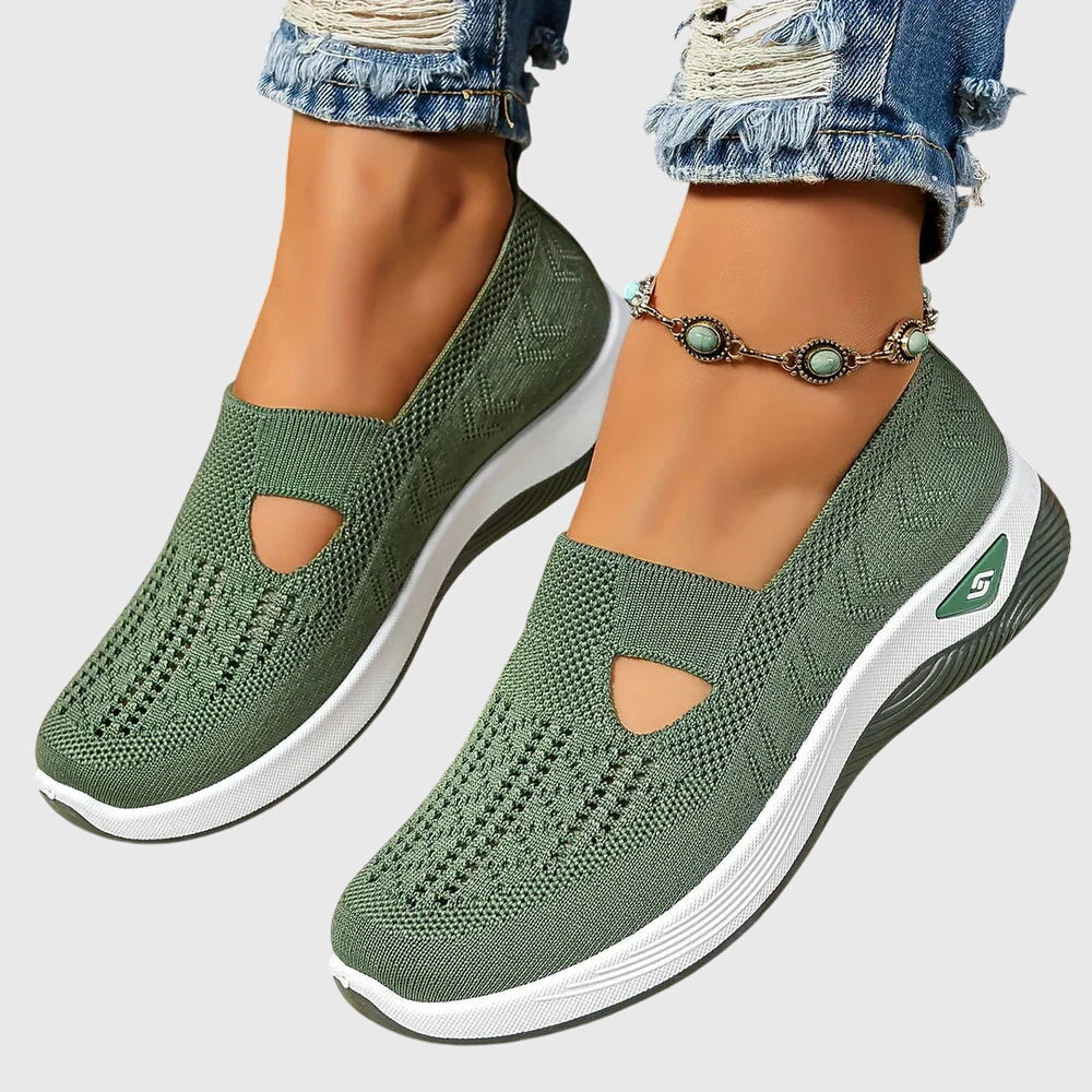 Women’s Orthopedic Slip-On Shoes – Easy Comfort Walking Shoes – Emely