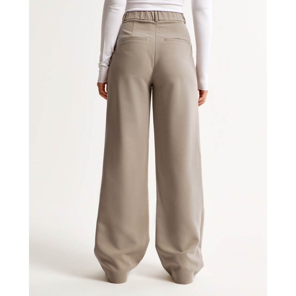 Women’s Pleated Wide Leg Pants - Relaxed Fit Tailored Trousers