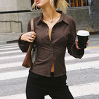 Women’s Retro Blouse – Vintage Style Casual Blouse – Eva