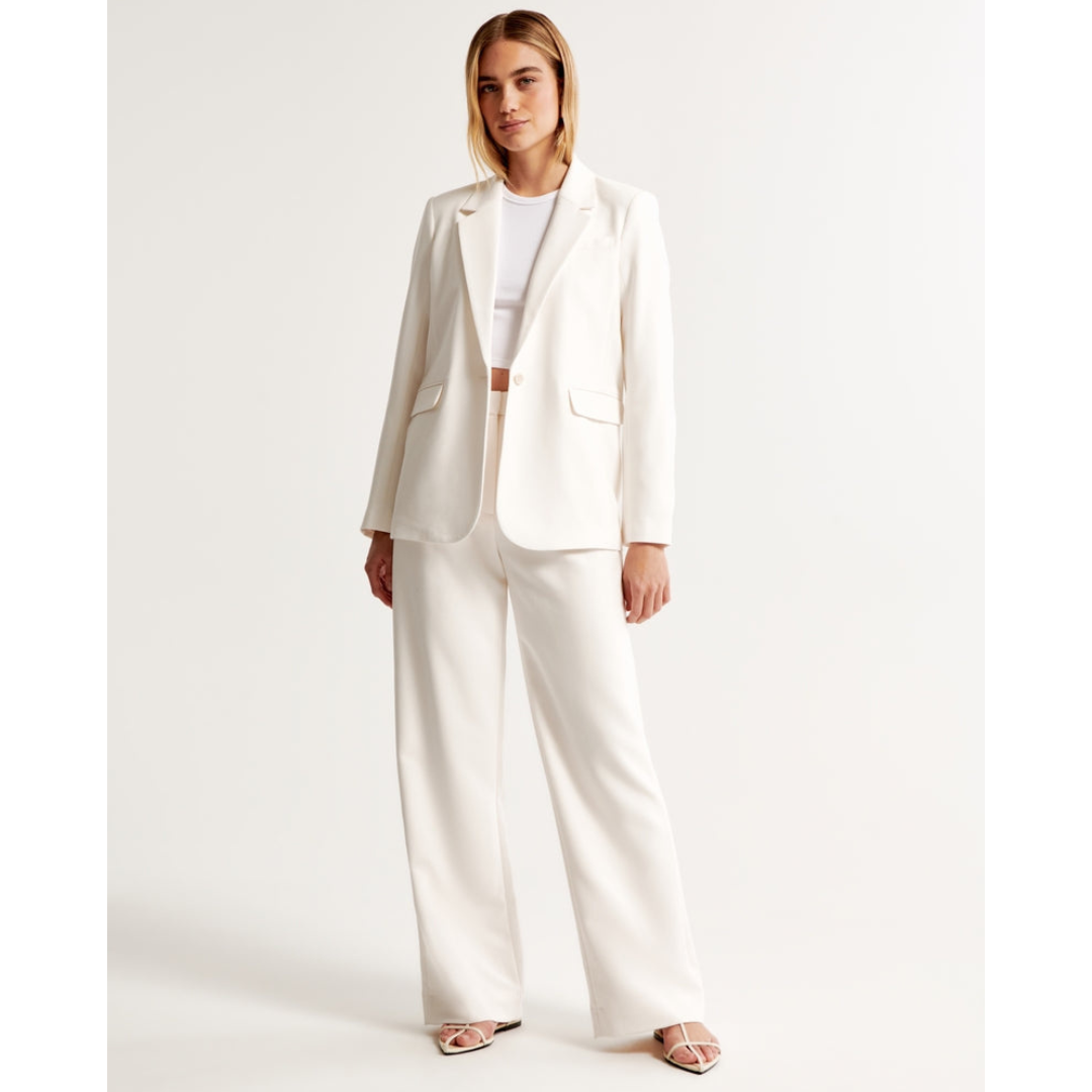 Women’s Pleated Wide Leg Pants - Relaxed Fit Tailored Trousers