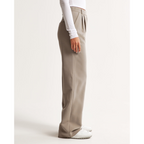 Women’s Pleated Wide Leg Pants - Relaxed Fit Tailored Trousers