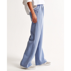 Women’s Pleated Wide Leg Pants - Relaxed Fit Tailored Trousers