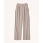 Women’s Pleated Wide Leg Pants - Relaxed Fit Tailored Trousers