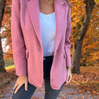 Women’s Coat - Elegant Longline Coat - Eline