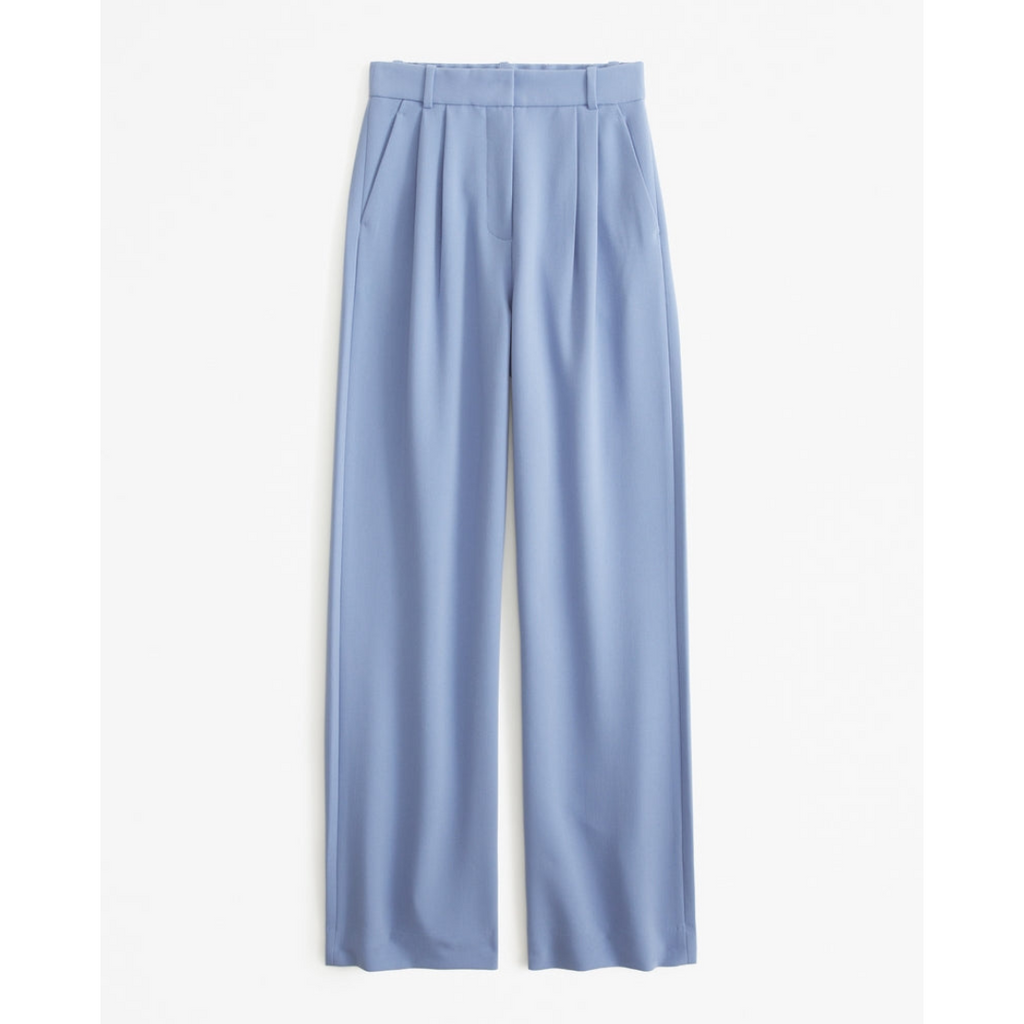 Women’s Pleated Wide Leg Pants - Relaxed Fit Tailored Trousers