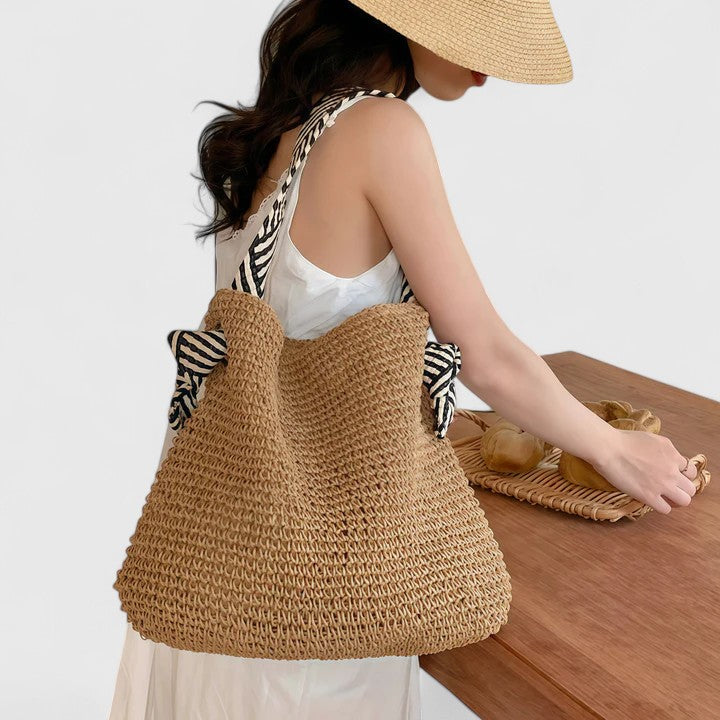 Women’s Boho Shoulder Bag - Handwoven Statement Design - Lyra