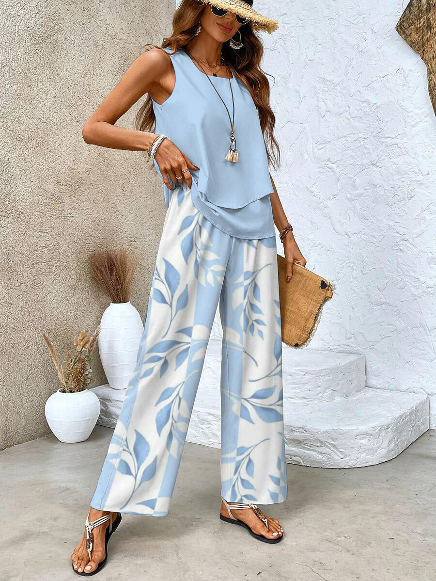 Women’s 2-Piece Set – Lightweight Summer Elegant Set – Ava