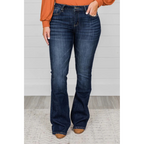 Women’s Flare Jeans - High Waist Slim Fit Denim - Zenzil