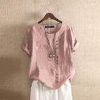 Women’s Button Blouse – Classic Everyday Work Blouse – Abigail