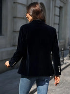 Women’s Classic Blazer – One-Button Tailored Fit - Sabina
