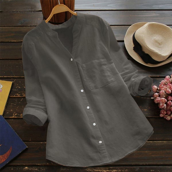Women’s Shirt – Loose Relaxed Fit Casual Shirt – Vera