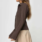 Women’s Retro Blouse – Vintage Style Casual Blouse – Eva