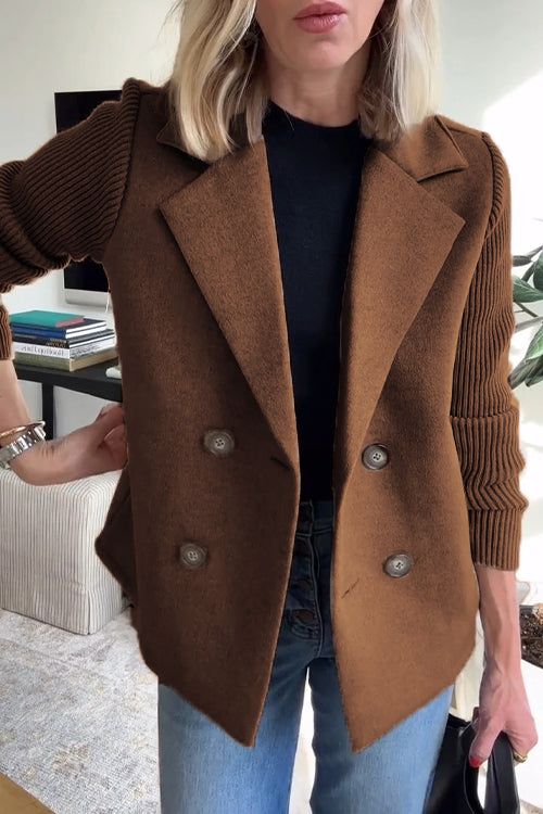 Women’s Tailored Blazer – Long Sleeve Button Front Style - Veronika