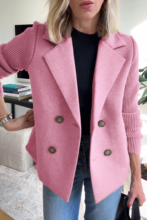 Women’s Tailored Blazer – Long Sleeve Button Front Style - Veronika