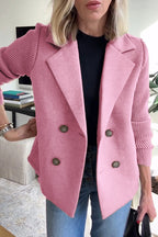Women’s Tailored Blazer – Long Sleeve Button Front Style - Veronika