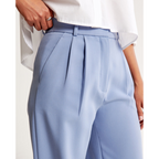 Women’s Pleated Wide Leg Pants - Relaxed Fit Tailored Trousers