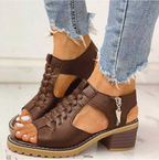 Women’s Elegant Heel Sandals - Refined Evening Style - Ouida