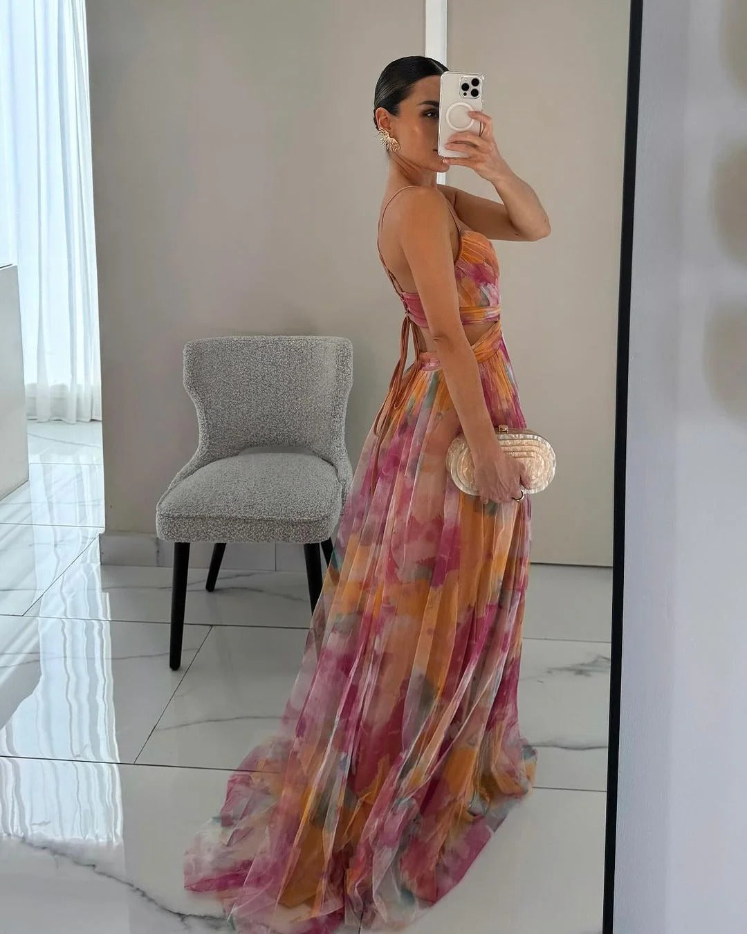 Bella | Floral Boho Maxi Dress