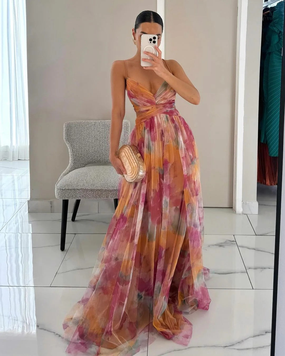 Bella | Floral Boho Maxi Dress