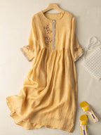 Zara | Embroidered Summer Dress