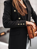 Women’s Double-Breasted Blazer – Casual Office Style - Isabella