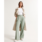 Women’s Pleated Wide Leg Pants - Relaxed Fit Tailored Trousers