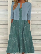 Women’s Dress Set – Floral 2-Piece Summer Set – Lily