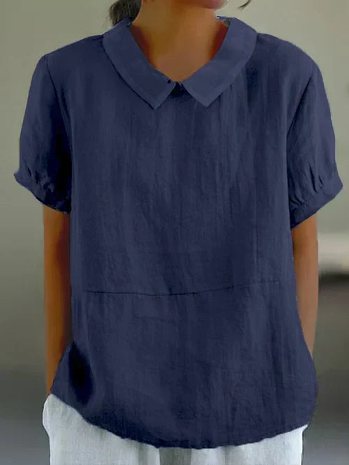 Women’s Vintage Collar Blouse – Classic Chic Casual Blouse – Eleanor
