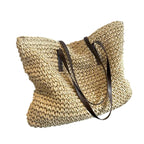 Women’s Woven Tote Bag - Lightweight Large Capacity Bag - Olivia