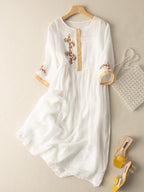 Zara | Embroidered Summer Dress